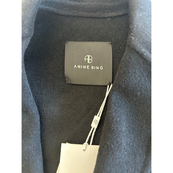 ANINE BING Quinn Blazer Black Cashmere Blend - Women's XXS - MSRP $650 - Picture 15 of 15
